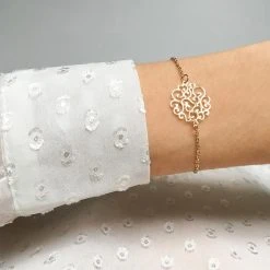 Bracelet Arabesque Fine Sur Chaîne -Atelier de Famille Soldes 1170 po 1200