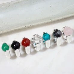 Bague Aux Pierres Interchangeables®, 2 Grosses Pierres 3 Bague Aux Pierres Interchangeables®, 2 Grosses Pierres -Atelier de Famille Soldes 15 ans setdesign 12 1