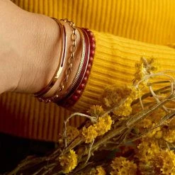 Bracelet Chaîne Petits Maillons -Atelier de Famille Soldes 2502 3305 2985 2947 rouge 1200 1