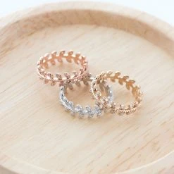 Bague épis Strassé Plaqué Or -Atelier de Famille Soldes 2540 2541 2542 1200 2