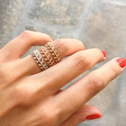 Bague épis Strassés Argent Massif -Atelier de Famille Soldes 2540 2541 2542 2 1200 8