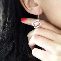 Boucles D'oreilles Trèfle 3D -Atelier de Famille Soldes 2566 amb 1200