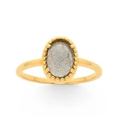 *Bague Cabochon -Atelier de Famille Soldes 2993 labradorite 1200