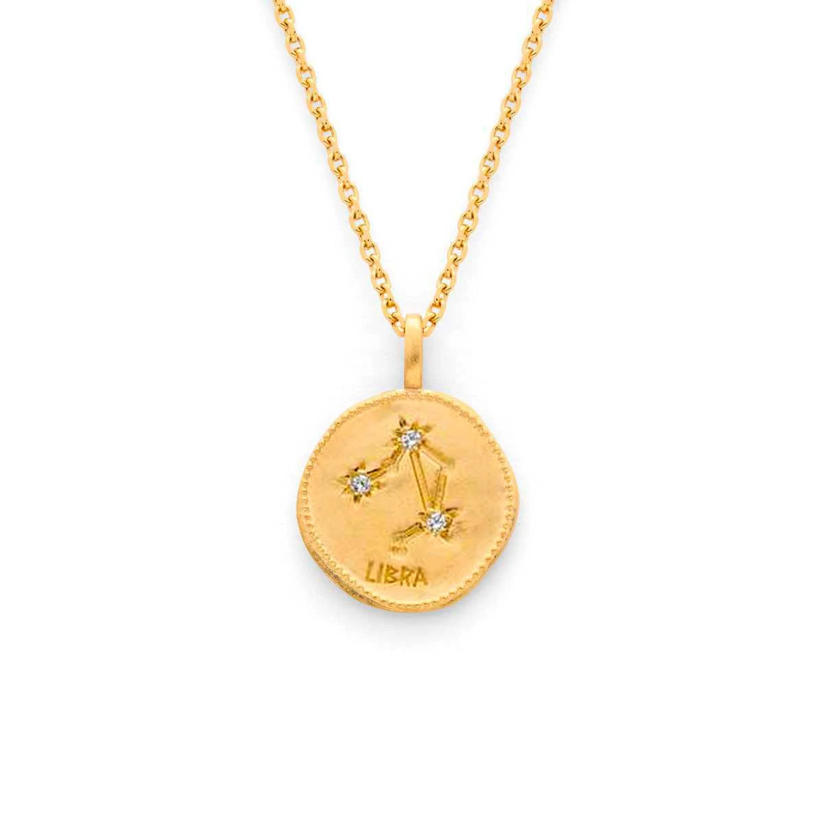 Collier médaille signe astrologique sur chaîne maille forçat plaqué Or Collier Médaille Signe Astrologique Sur Chaîne Maille Forçat Plaqué Or -Atelier de Famille Soldes 3080 balance 1200