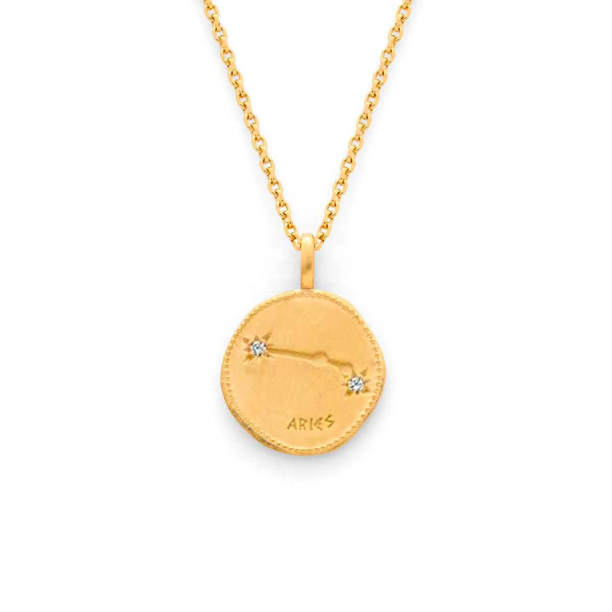 Collier médaille signe astrologique sur chaîne maille forçat plaqué Or Collier Médaille Signe Astrologique Sur Chaîne Maille Forçat Plaqué Or -Atelier de Famille Soldes 3080 belier 1200