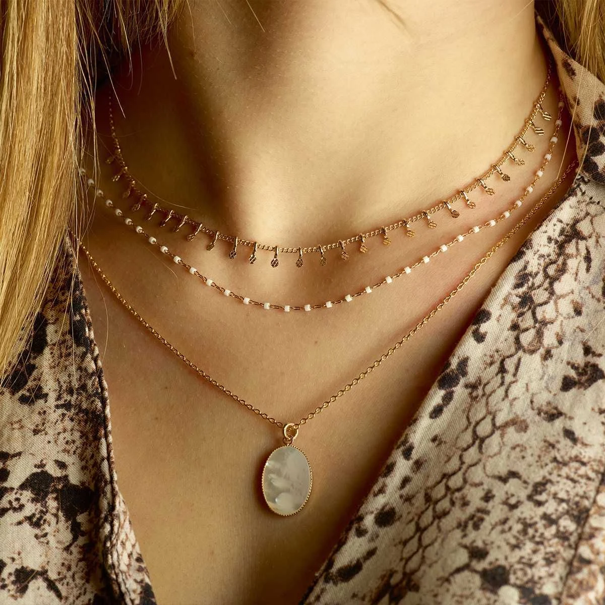 Assortiment de colliers chaîne plaqué Or Assortiment De Colliers Chaîne Plaqué Or -Atelier de Famille Soldes 3209 3256 3282 1200 1