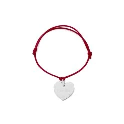 Bracelet 1 Breloque Argent Massif (gravure Joaillier)