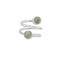 Bague Duo De Pierres Fines -Atelier de Famille Soldes BAG duo pierres AG labrad 3285 1200 7b5d