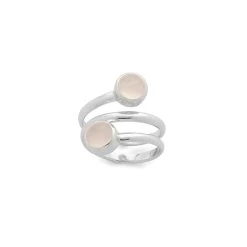Bague Duo De Pierres Fines -Atelier de Famille Soldes BAG duo pierres AG rose 3285 1200 f1e2