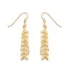 Boucles D'oreilles Epis Et Pierres Fines