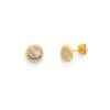 Boucles D'oreilles Mini Nacre Ronde