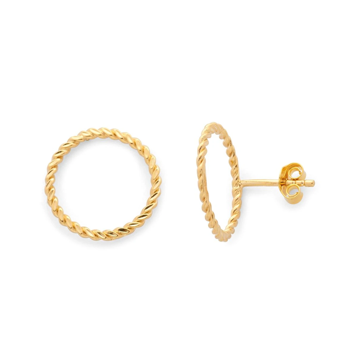 Boucles d'oreilles anneau torsadé Boucles D'oreilles Anneau Torsadé -Atelier de Famille Soldes BO tosarde 3263 1200 a0a1