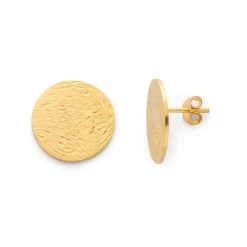 Boucles D'oreilles Rond Frappé -Atelier de Famille Soldes BOrondfrappe 1200 3197 379f