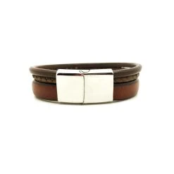 Bracelet Le XXL Manchette Cuir Véritable Pour Homme