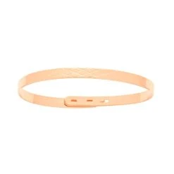 Jonc écailles Plaqué Or Rose