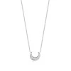 Collier Lune Argent Massif