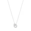 Collier Duo De Cibles Argent Massif