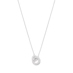 Collier Duo De Cibles Argent Massif