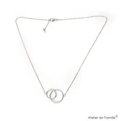 Atelier de Famille Soldes 17 Collier Duo D'Anneaux