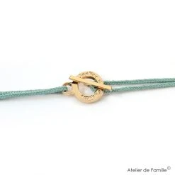 Bracelet Mini Fermoir Plaqué Or