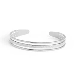 Jonc 3 Rangs Lisses Et Martelés