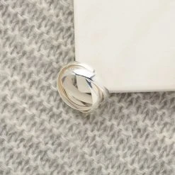Bague 3 Anneaux Argent Massif