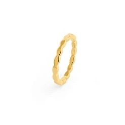 Bague One & One Plaqué Or