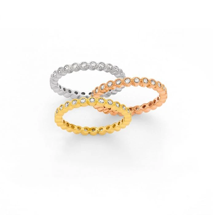 Bague one & one strassée Argent massif Bague One & One Strassée Argent Massif -Atelier de Famille Soldes