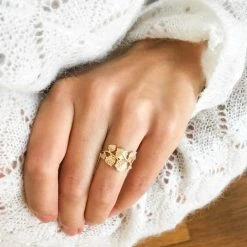 Bague Brin De Tilleul Plaqué Or -Atelier de Famille Soldes bag tilleul port e 1200 3130 1