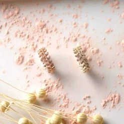 Bague épis Strassé Plaqué Or Rose -Atelier de Famille Soldes bagueepis 2