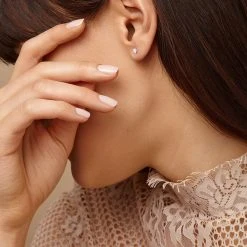 Boucles D'oreilles Mini étoile Argent Massif 2 Boucles D'oreilles Mini étoile Argent Massif -Atelier de Famille Soldes bo minietoile ag port