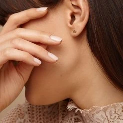 Boucles D'oreilles Mini étoile Plaqué Or -Atelier de Famille Soldes bo minietoile po port