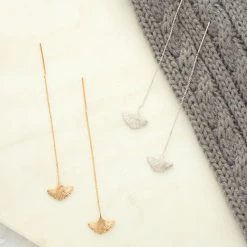 Boucles D'oreilles Papyrus Sur Chaîne -Atelier de Famille Soldes bopapyrus 2774 1200