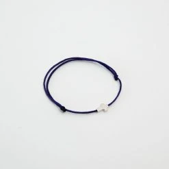 Bracelet Croix 3D Sur Lien Coton