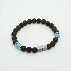 Bracelet Homme Minéral 4 Bracelet Homme Minéral -Atelier de Famille Soldes br mineral turquoise 1 1