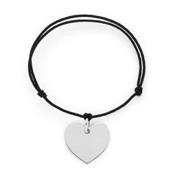 Bracelet 1 Breloque Argent Massif (gravure Manuelle)