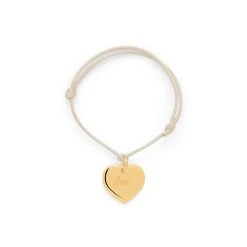 Atelier de Famille Soldes 32 Bracelet 1 Breloque Plaqué Or (gravure Manuelle)