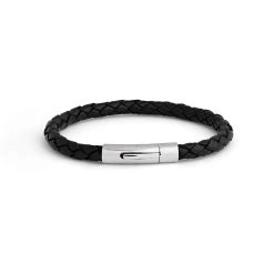 Bracelet Cuir Torsadé Pour Homme -Atelier de Famille Soldes br cuir torsad noir 851 1200