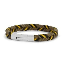 Bracelet Chevron Pour Homme -Atelier de Famille Soldes br homme chevron brun 1200 3
