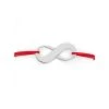 Bracelet Infini Sur Coton Fin (gravure Manuelle)