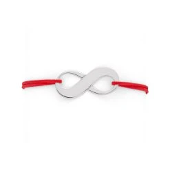 Bracelet Infini Sur Coton Fin (gravure Manuelle)