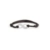 Bracelet Infini Pour Homme Sur Coton Ciré (gravure Manuelle)