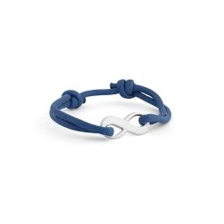 Bracelet Infini Pour Homme Sur Coton épais Gravure Manuelle