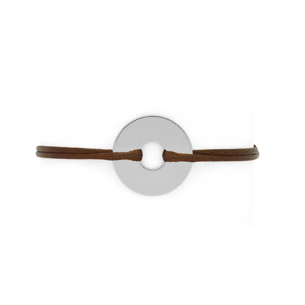 Bracelet petite cible sur lien satin (gravure manuelle) Bracelet Petite Cible Sur Lien Satin (gravure Manuelle) -Atelier de Famille Soldes br pet cible lien satinag 344 1200