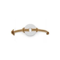 Bracelet Petite Cible Pour Homme Sur Lien Coton Ciré (gravure Manuelle) -Atelier de Famille Soldes br petite cibl hom camel 1200