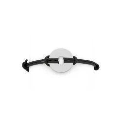 Bracelet Petite Cible Pour Homme Sur Lien Coton Ciré (gravure Manuelle) -Atelier de Famille Soldes br petite cible noir 277 1200 4