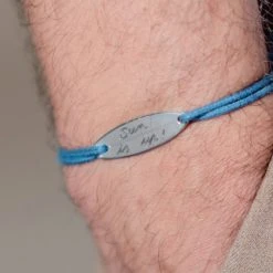 Bracelet Planche De Surf Sur Coton Ciré -Atelier de Famille Soldes brac planche de surf port