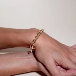 Bracelet Vendôme Et Breloques à Composer Plaqué Or -Atelier de Famille Soldes brac vendome po port