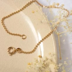 Bracelet Chaîne Petites Billes