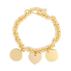 Bracelet Vendôme Et Breloques à Composer Plaqué Or -Atelier de Famille Soldes brac vendome breloques po